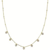 Collana Amen Donna Acciaio donna in Acciaio Zircone ACCL815625G